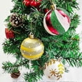 thumbnail image 4 of Bolas de Navidad de pintura transparente, adornos para árbol de Navidad de Año Nuevo, decoración para el hogar 2025, 6 piezas/caja, 6 cm, color 05, 4 of 4