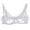 08#White, variant on Women's Sexy Lace Push Up Plus Size Bra Sheer Balconette Underwire Unlined Beige 36