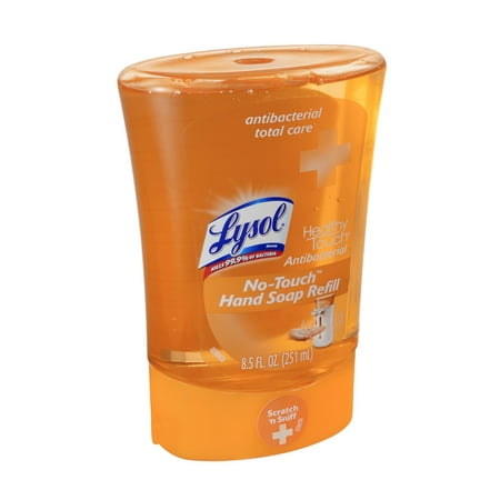 Lysol Healthy Touch Anitbacterial No-Touch Hand Soap Refill, 8.5 FL OZ