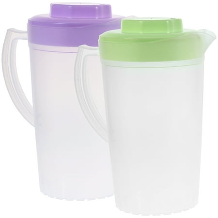 

2 Pcs Large Capacity Clod Water Pot Plastic Cold Water Bottle Heat-resistant Pot
