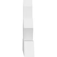 thumbnail image 3 of 48"W x 24"H x 4"D x 6"F, 12/12 Pitch, Saratoga Architectural Grade PVC Gable Bracket, 3 of 8
