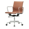 thumbnail image 4 of Low Back Office Chair PU leather Swivel Desk Chair, 4 of 8