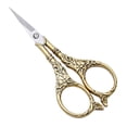 thumbnail image 3 of yuksok Stainless Steel European Scissors Sewing Scissors Embroidery Scissors Tailor Golden, 3 of 9