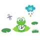 thumbnail image 5 of Animales De Dibujos Animados Reloj De Pared Sin Tictac Para Niños Niños Dormitorio Rana, 5 of 9