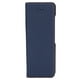 thumbnail image 1 of Funda protectora de cuero elegante con protección 360°, textura clásica de lichi, para Samsung, color azul oscuro, 1 of 14