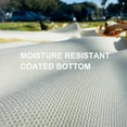 thumbnail image 6 of 57”x 79”,Extra Large White Picnic Blanket Water Resistant Coated, Outdoor Mat, Park Beach Mat,Camping Rug Light Weight Sturdy Canvas, 6 of 10