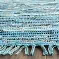 thumbnail image 3 of Safavieh Rag 9' X 12' Hand Woven Cotton Rug in Turquoise, 3 of 3