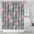 thumbnail image 2 of Waterproof Pioneer Shower Curtain 72x84 Inch Polyester Unique Cute Floral Shower Curtain for Bathroom Hotel Home Decor with 12 Plastic Hooks, 2 of 5