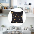 thumbnail image 3 of star Linen toss pillowcase decoration pillowcase gifting preferred 24x24 inch cushion cover 4 sets sofa pillowcase sofa bedroom living room car, 3 of 8