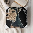 thumbnail image 3 of Dog Themed It's Not Dog Hair It's Airedale Terrier Dog Silhouette Decorative Throw Pillow Case for Home Living Room Sofa Couch Bed Decor,, 3 of 5