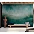 thumbnail image 4 of Abstract Wallpaper Wall Mural - Malachite Landscape, 4 of 5