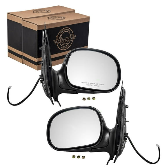 Brock Power Mirror for 1998-2002 Expedition Set F85Z17683GAB 2001-2003 F-150 1998-1999 Navigator