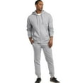 thumbnail image 4 of Men's Lightweight Fleece Joggers Pants with Pockets, Active Sweatpants, Heather Grey XL, 1 Pack, 4 of 4