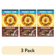 (3 pack) Honey Bunches of Oats Chocolate Breakfast Cereal, Made with Whole Grain Cereal, 18oz Box