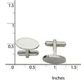 thumbnail image 2 of Stainless Steel Cuff Links, 2 of 7