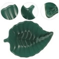 thumbnail image 3 of Shisuyan Banana Leaf Ceramic Plate Tableware Creative Dessert Plates Snack Plate Serving Plates Ceramic Dish for Kitchen (Green), 3 of 8