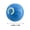 Blue, variant on Orange Orange Usb Rechargeable Smart Bouncing Ball Pet Toy For Dogs Interactive Automatic Movement With Led Light
