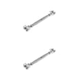thumbnail image 2 of maskred Marine 304 Stainless Steel Jaw/Jaw Closed Body Rigging Screw Turnbuckle Silver 10mm 2Set, 2 of 6