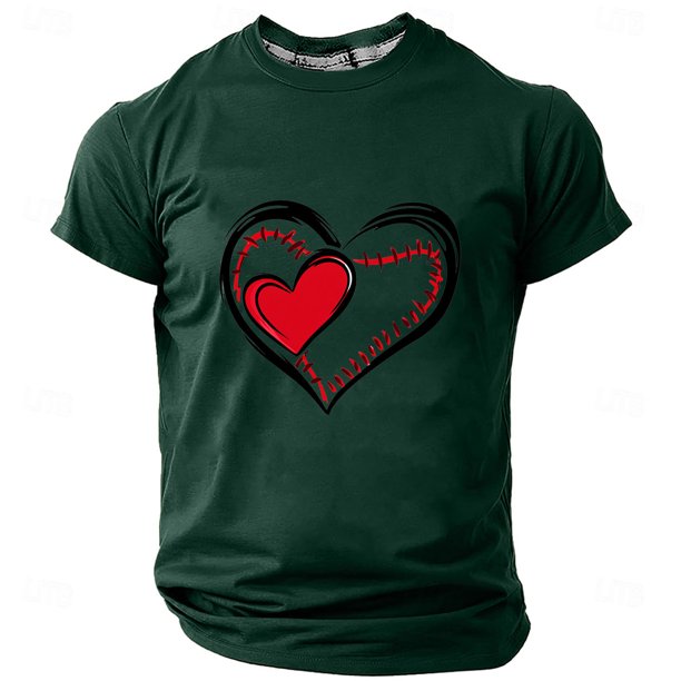 Camisetas de Manga Corta Casual Impresión Cuello Redondo Suéter Camiseta, Blusa de Moda de Poliéster Ligero