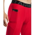 thumbnail image 2 of Under Armour 1361588600XL HeatGear Armour Mens Red Size XL 3/4 Legging, 2 of 6