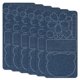 thumbnail image 1 of Uxcell 6-Pack Parches de Reparación de Poliéster, 7.9 x 3.9" Parches de Reparación de Tela Autoadhesivos para Sofás, Azul Marino de Mezclilla, 1 of 1