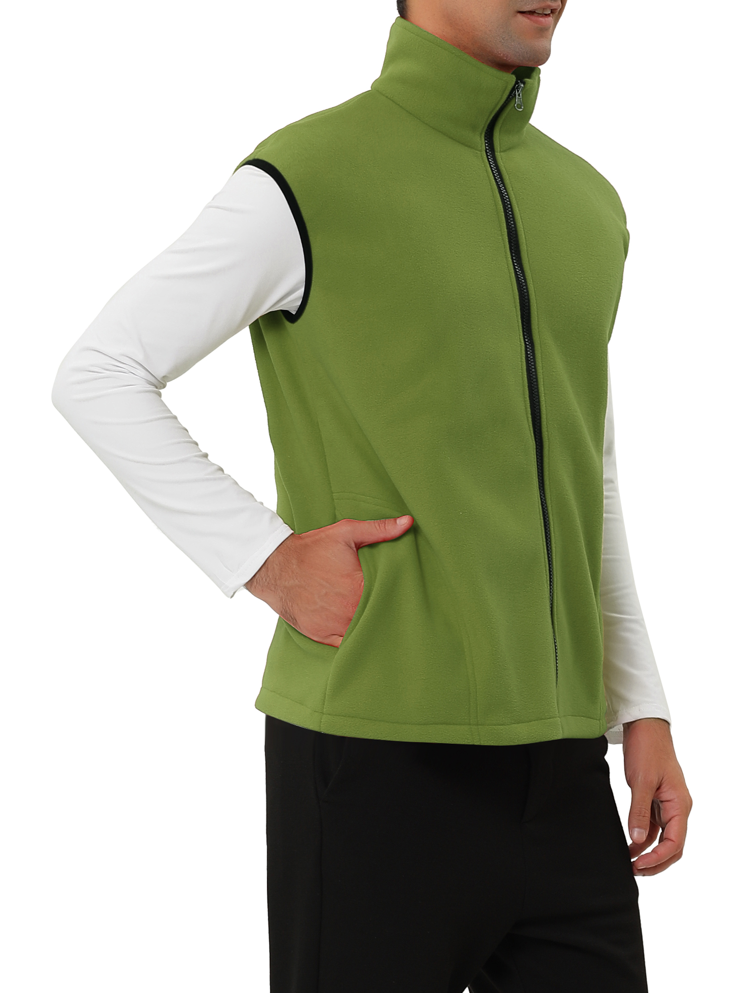 Lars Amadeus Big \u0026 Tall Men's Full Zip 