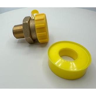 Propane Tank 1-3/4 Acme Fill Valve Cap Plastic Tether Forklift Motorhome Lpg Lp