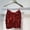 Red, variant on Women's Tanks Sleek V-Neck Sequined Tank Top with Fish Scale Shine for Women Black One Size
