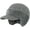 Gray, variant on Trapper Knit Hat with Ear Flaps and Wool Brim Fur-Lined Warm Stylish Baseball Beanie for Me