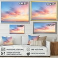 thumbnail image 5 of Designart "Skies Like Cotton Candy I" Oversized Landscapes Framed Wall Art - Traditional Pink Sky Entryway Framed Wall Art Print, 5 of 7