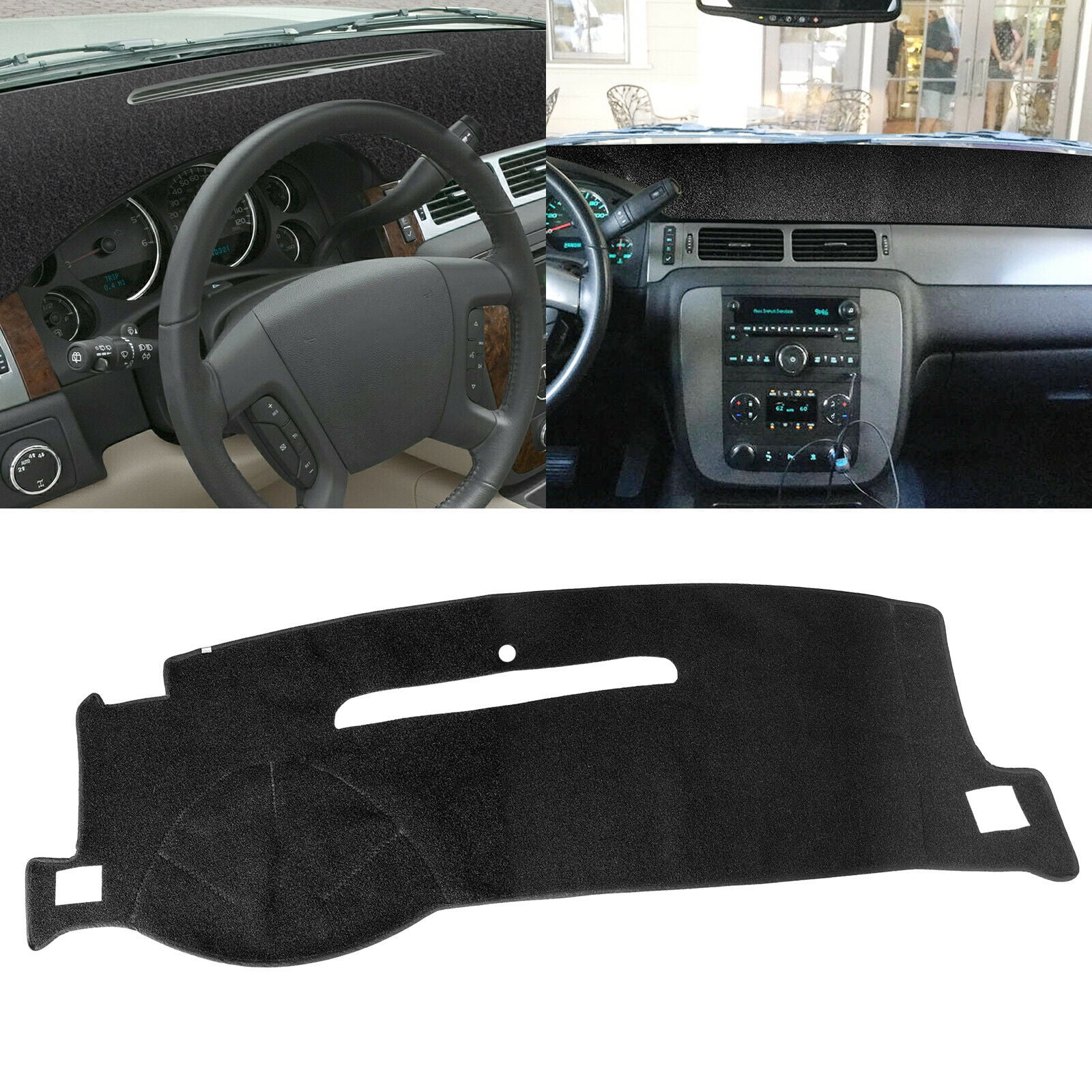 Dashboard Cover,EEEkit Car Dash Pad for 20072014 Chevy Silverado