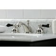 thumbnail image 4 of Kingston Brass KS3966PKL Duchess Widespread Bathroom Faucet with Brass Pop-Up, Polished Nickel, 4 of 8