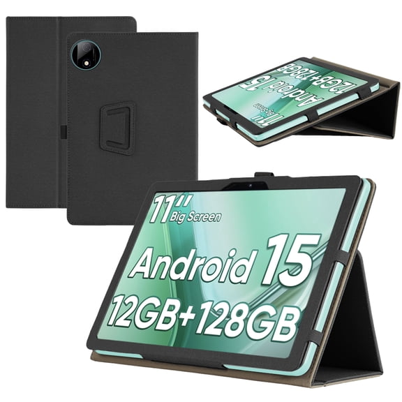 【RUIXH】for Ecopad T5 11 inch Tablet Case Ecopad Android 15 protective Case Premium PU Leather Lightweight and Portable Built-in Stand and Pen Slot Design With Wrist Strap