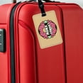 thumbnail image 5 of I Donut Know Funny Faux Leather Travel Luggage Tag, 5 of 7