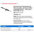 thumbnail image 2 of Electronic Power Steering Rack and Pinion Assembly - with Inner Tie Rods - Compatible with 2011 - 2020 Toyota Sienna FWD 3.5L V6 2012 2013 2014 2015 2016 2017 2018 2019, 2 of 4