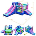 thumbnail image 2 of Costway Bountech Inflatable Bounce Castle Dual Slides Jumping Bouncer w/ Climbing Wall, 2 of 10