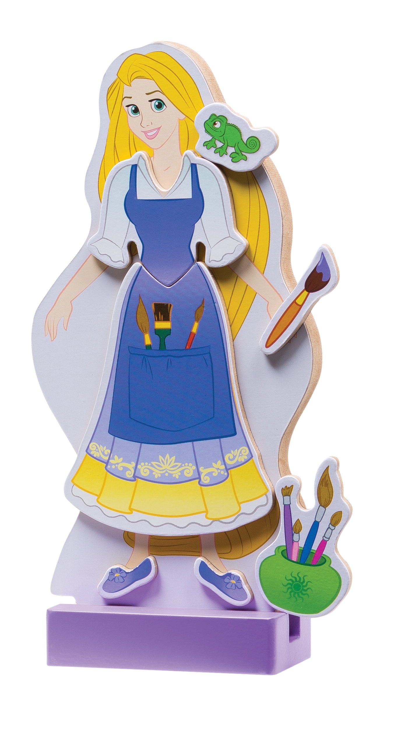 Melissa & Doug Disney Rapunzel Dress-Up Wooden Magnetic Toy Playset