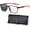 Red, variant on Braxora Multifocal Glasses, Mens Progressive Multifocus Reading Glasses Anti-Blue Light Photochromic Sports Readers Protection Lightweight Eyeglasses