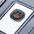 thumbnail image 2 of Tipo cargador de carga rápido del Usb 30w 5a del cargador del coche del Usb C del teléfono del coche del paladio, 2 of 5