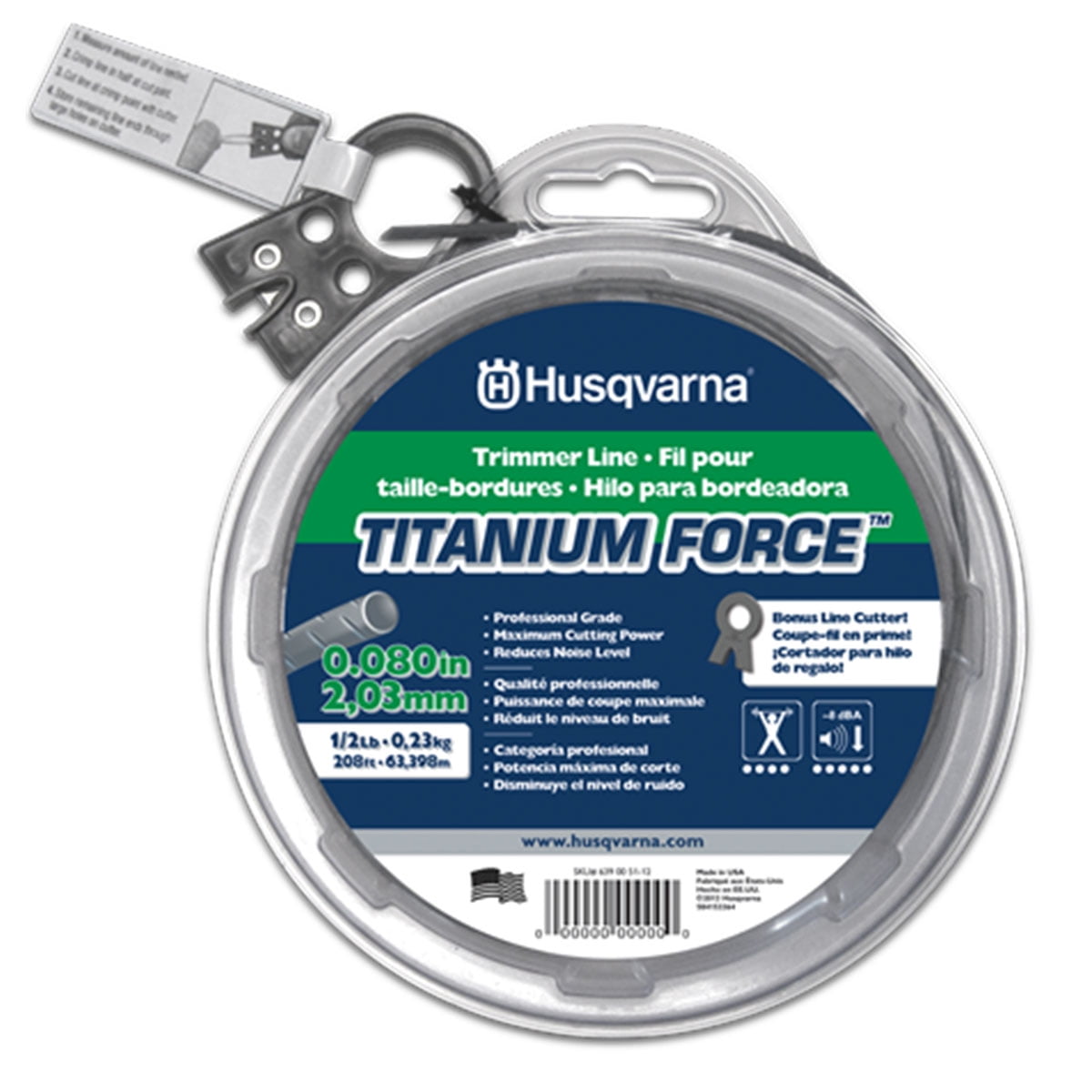 husqvarna titanium force string trimmer lines