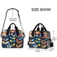 thumbnail image 2 of FORMRS Reusable Lunch Bag for Work School Leakproof Insulated Cooler with Adjustable Shoulder Strap, Simple Floral, 2 of 6