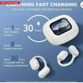 thumbnail image 2 of Auriculares Inalámbricos Open Ear Bluetooth 5.4 con Control Táctil y Doble Reducción de Ruido, 2 of 5