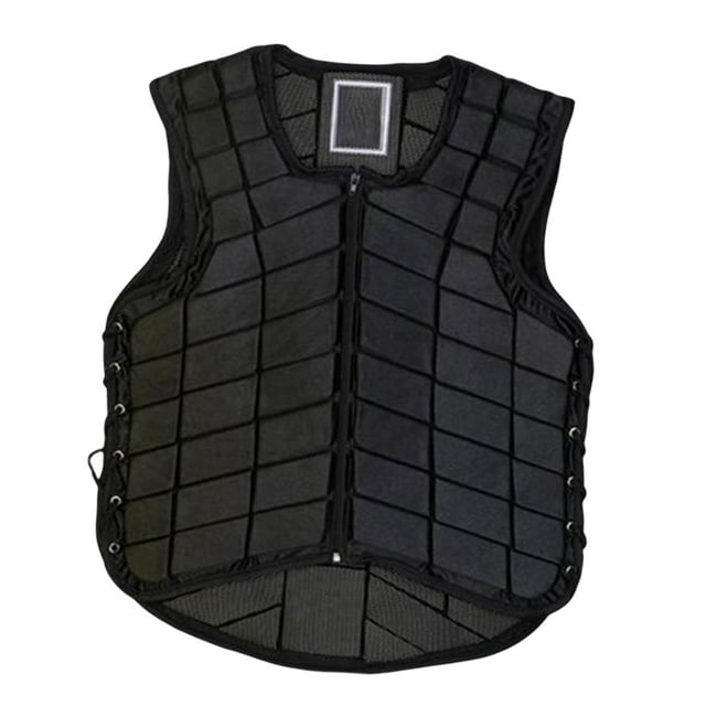 Horse Riding Vest, Equestrian Vest for Men Breathable Guards Professional EVA Adjustable Sports Guards Training Waistcoat for Girls Adult L