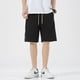 thumbnail image 5 of Pantalones cortos blancos para hombre 2024, de verano, transpirables, de color liso, para correr, 5 of 5