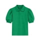 thumbnail image 1 of Odeerbi Camisas de Golf Para Niñas Peter Pan Collar Puff Camisas de Tenis de Manga Corta Uniforme Escolar, 1 of 6