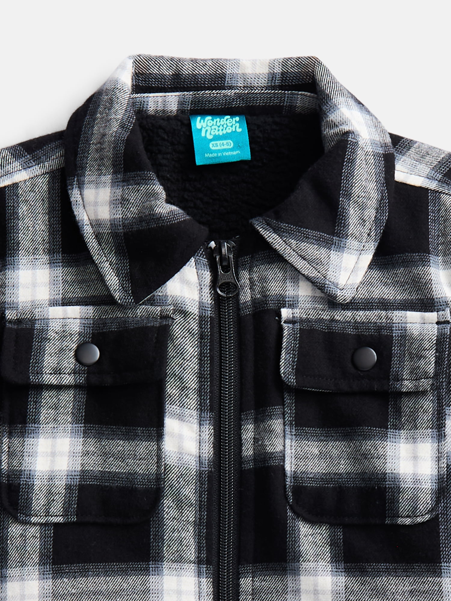 Wonder Nation Boys Shirt Jacket, Sizes 4-18