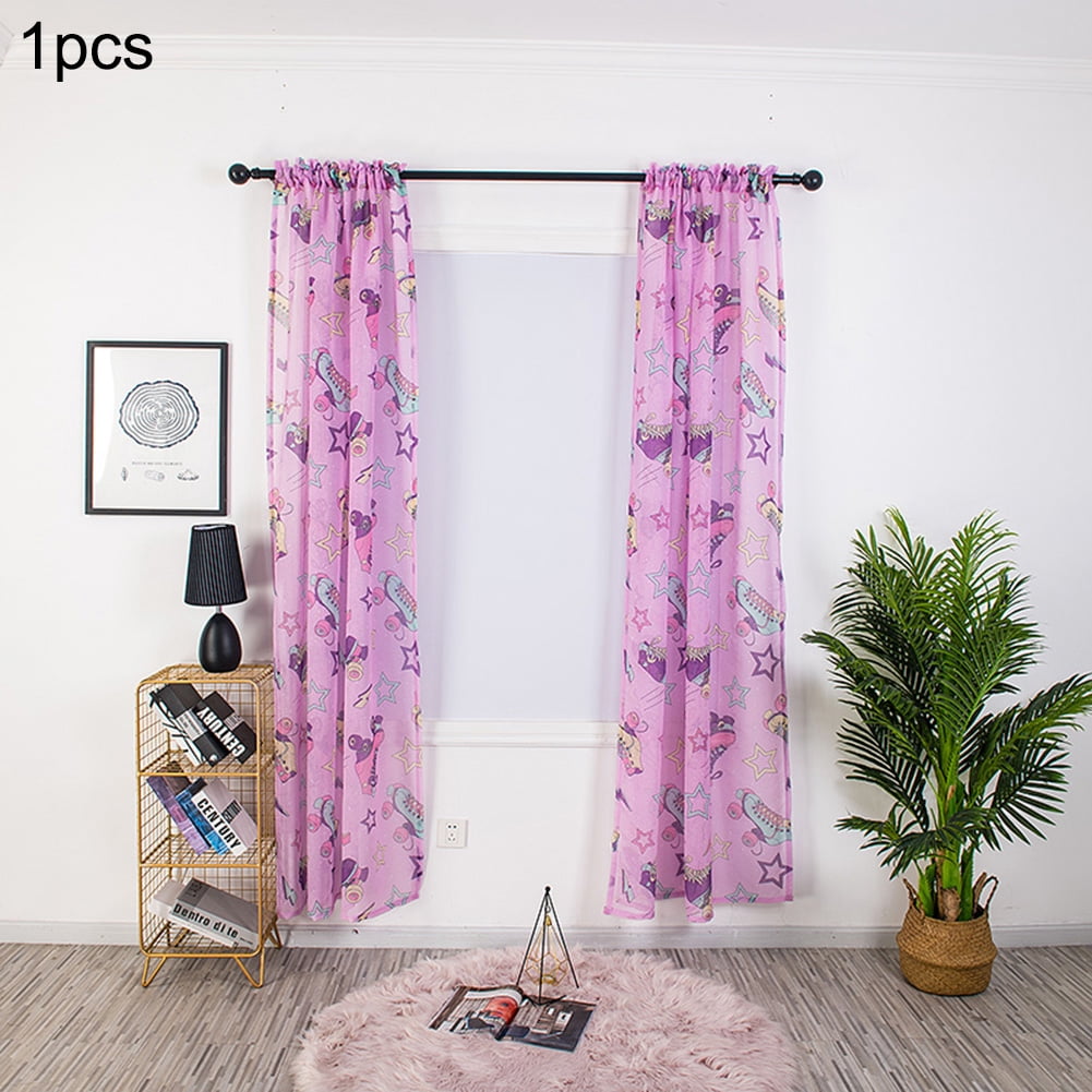 Printing Room Darkening Blackout Window Curtains for Bedroom Living