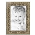 thumbnail image 2 of ArtToFrames 11" x 17" Antique Floral Silver Picture Frame, 11x17 inch Multi Wood Poster Frame (WOM-5168), 3 Pack, 2 of 6