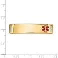 thumbnail image 2 of Plaque Médicale Émaillée en Or Jaune 14K Époxy ID Off Ctr 820, 2 of 2