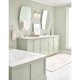thumbnail image 4 of Brushed Nickel Two-Handle Bathroom Faucet  bathroom accessories  bathroom faucet My Lux Decor Round, 4 of 6